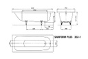 Bồn Tắm Kaldewei SANIFORM PLUS 362-1