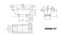 Bồn Tắm Kaldewei CAYONO 747